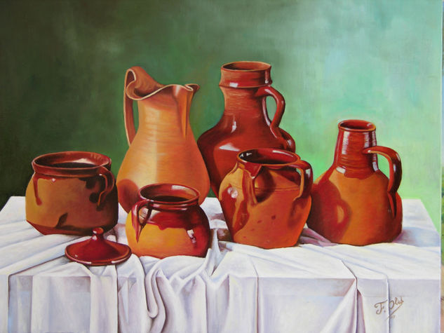 BODEGON BARRO Oil Canvas Landscaping