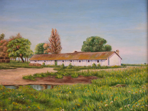 caseron Oil Canvas Landscaping