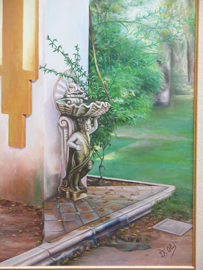 fuente del recuerdo Oil Canvas Landscaping