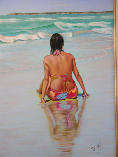 rosana Oil Canvas Figure Painting