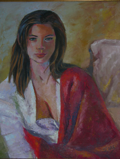 retrato Oil Canvas Portrait