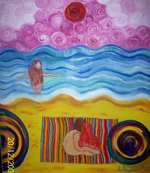 Perspectiva 0 Oil Panel Nude Paintings