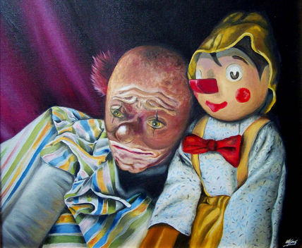 Payaso y pinocho