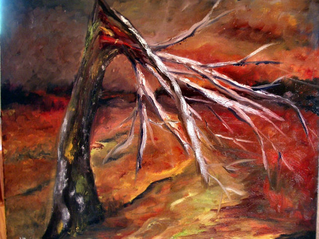 ARBRE TRENCAT Oil Canvas Landscaping