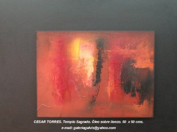 CESAR TORRES. TEMPLO SAGRADO. 