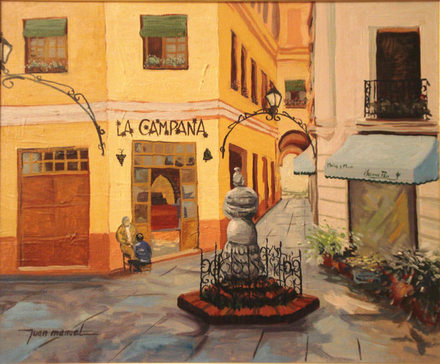 Pasaje de Chinitas Oil Canvas Landscaping