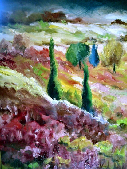 toscana Oil Canvas Landscaping