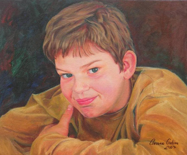 Juan Oil Canvas Portrait