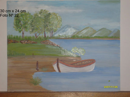 El lago azul