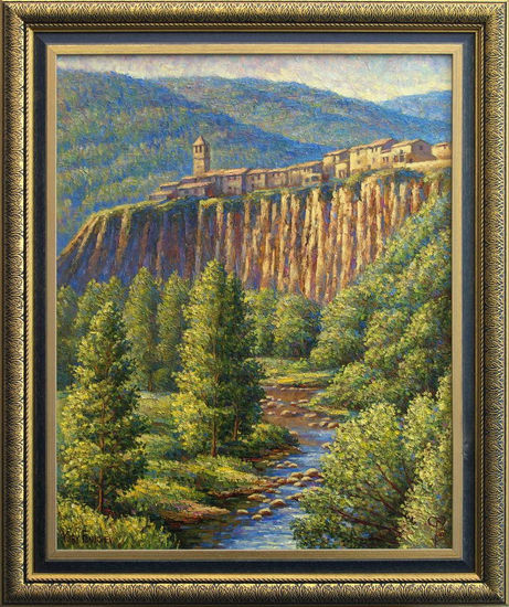 Castellfoit Oil Canvas Landscaping