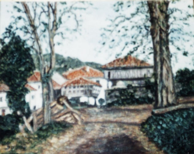 La Peral, Avilés Oil Canvas Landscaping