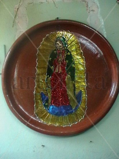 Virgen de Guadalupe en comal 