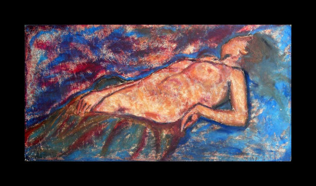 INTERPRETACIÓN DE OBRA EN CARBONCILLO Oil Canvas Nude Paintings