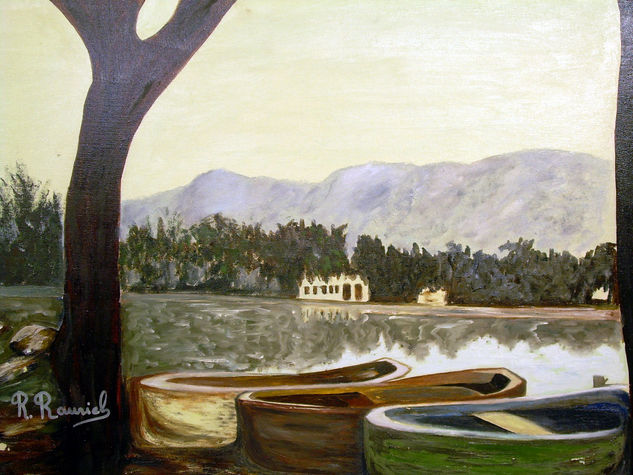 BANYOLES Oil Canvas Landscaping