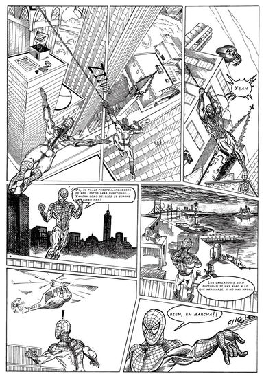 Comic Spiderman pag 2 Ink