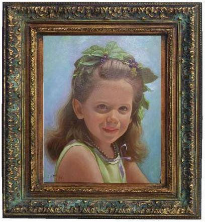 RETRATO DE NIñA Oil Canvas Landscaping