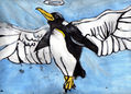 pingüino muerto