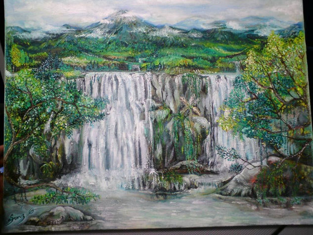 en un dia normal... Oil Canvas Landscaping