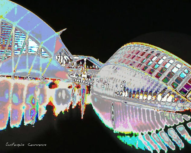 En la Ciudad de las Artes y las Ciencias 