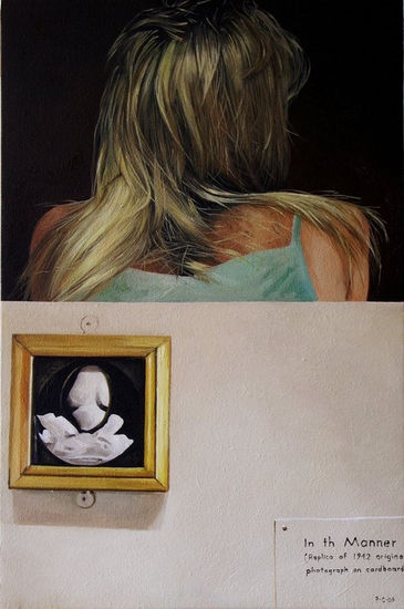 Simulacro 8: Arte erótico Oil Canvas Figure Painting