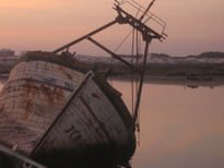 Atardecer en barco...