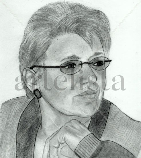 Retrato mujer Pencil