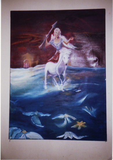 El mar de la vida Oil Canvas Figure Painting