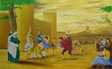 Lapidacion de san...