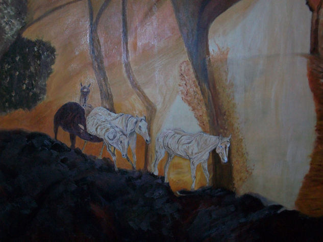 salvajes Oil Canvas Animals