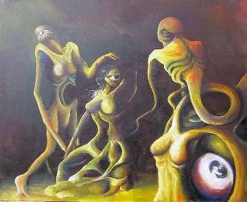 el juicio Oil Canvas