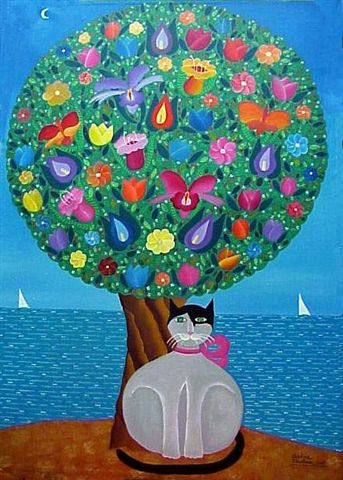 El gato Pepe Acrylic Canvas