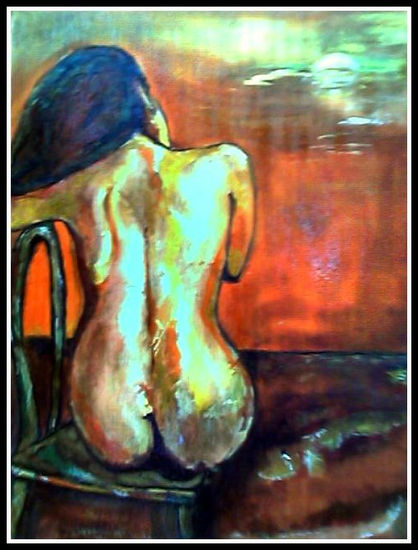 BRISA MARINA EN EL ATARDECER Acrylic Panel Nude Paintings