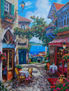 El restaurante a la orilla del mar.