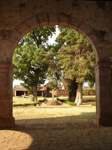 Patio enmarcado 