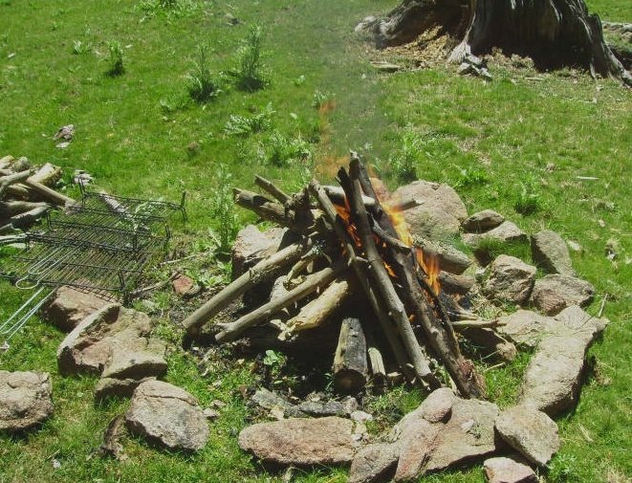 PREPARANDOSE PARA UN ASADO