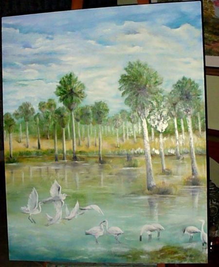 El chaco paraguayo Oil Canvas Landscaping