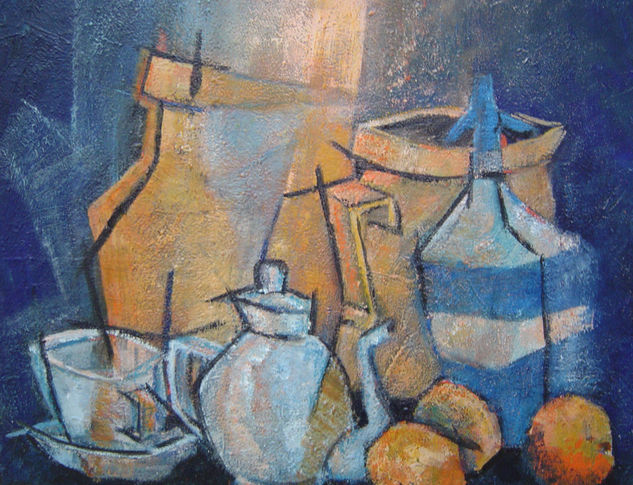 Desayuno de la abuela Oil Canvas Still Life Paintings