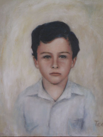 "NIÑO CORDOBÉS" Óleo Lienzo Retrato