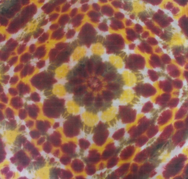Mandalas en pañuelos de seda natural nº1