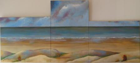 de mar y dunas Oil Canvas