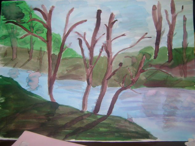 PAISAJE Watercolour Card Landscaping