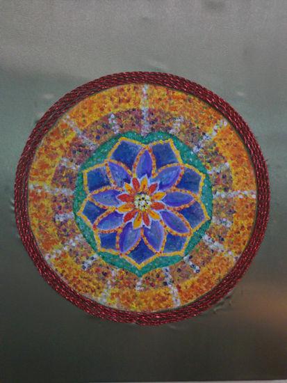 mandala Óleo Lienzo Otros