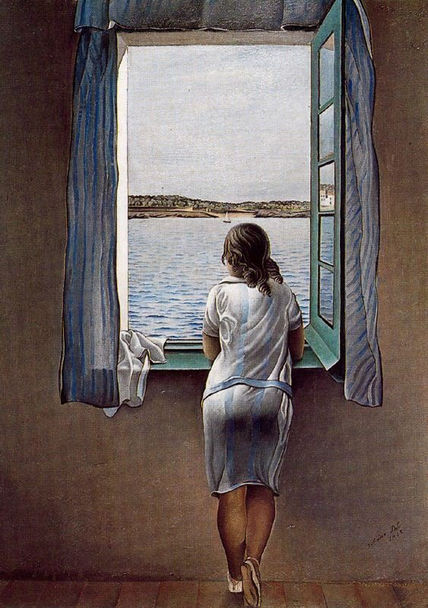 Muchacha en la ventana