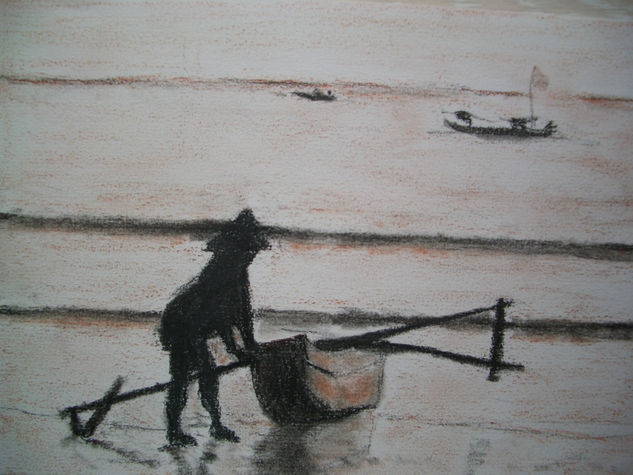 dia de pesca Charcoal