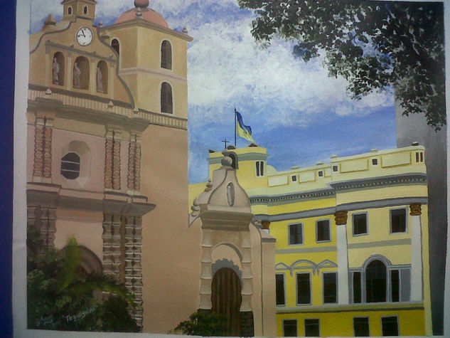 tegucigalpa Oil Canvas Landscaping