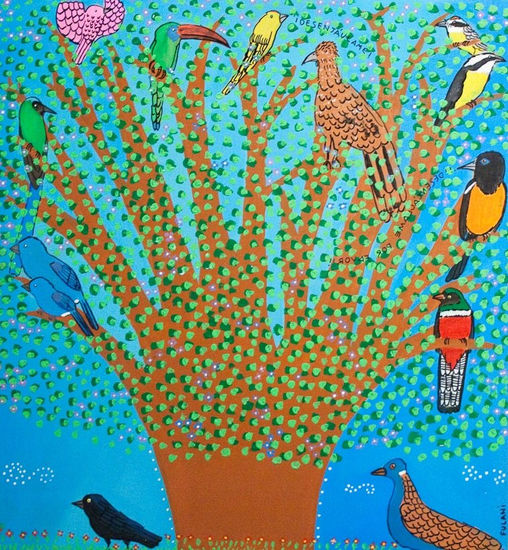 Árbol III Acrylic Panel Animals