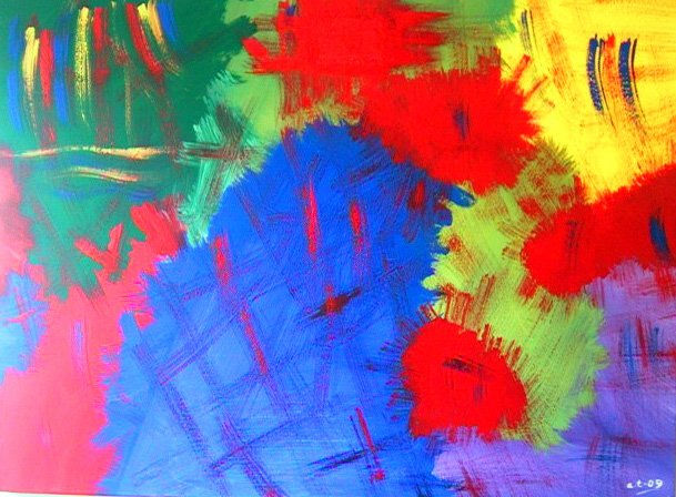 Abstracto Oil Canvas Landscaping
