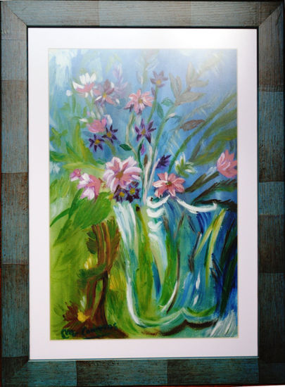 Flores de invierno Oil Canvas Floral Painting