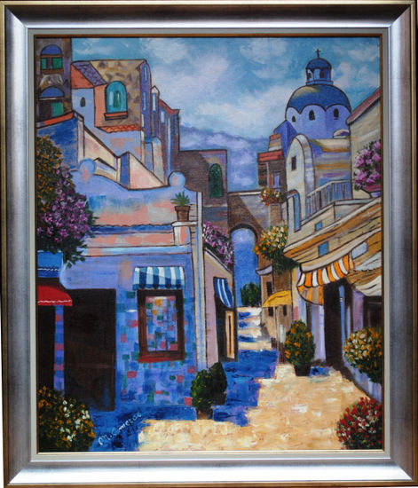 Capri Oil Canvas Landscaping