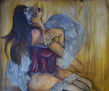 mujer alada